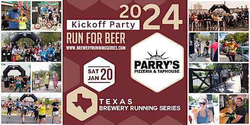 2024 Kickoff Party | 2024 Texas Brewery Running Series | Parry's Pizzeria & Taphouse (Culebra)