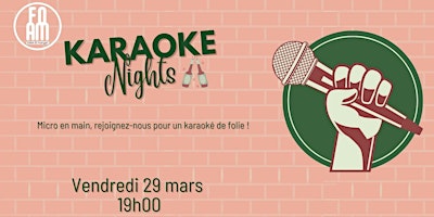 Soirée Karaoké - FOAM PLACE DU PIN, NICE | 1 Pl. du Pin