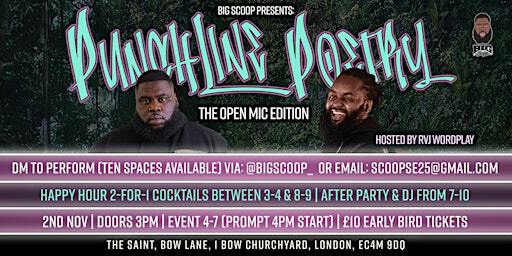 Punchline Poetry (Open mic edition) | The Saint Bow Lane