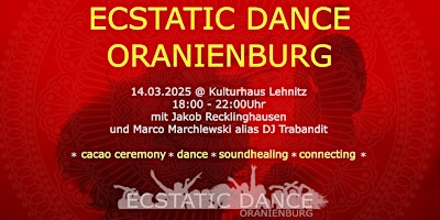 Ecstatic Dance Oranienburg | Kulturhaus Friedrich Wolf Betreiber UG (haftungsbeschränkt)