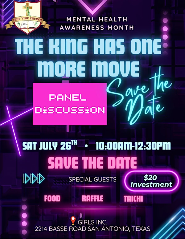 Mental Health Awareness - The King Has One More Move | Girls Inc. of San Antonio