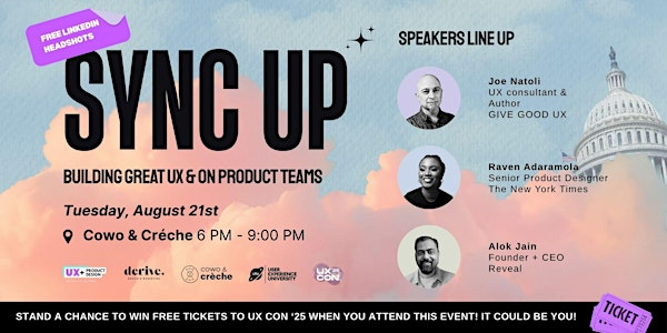 Sync Up: Building Great UX on Product Teams | Cowo & Créche