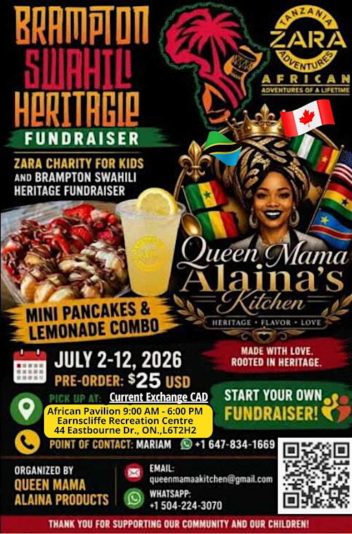 Mini Pancakes and Lemonade Fundraiser for Zara Charity Kids | African Pavilion