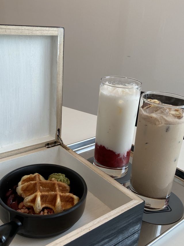 크로플 맛집! 시흥 검은순수!