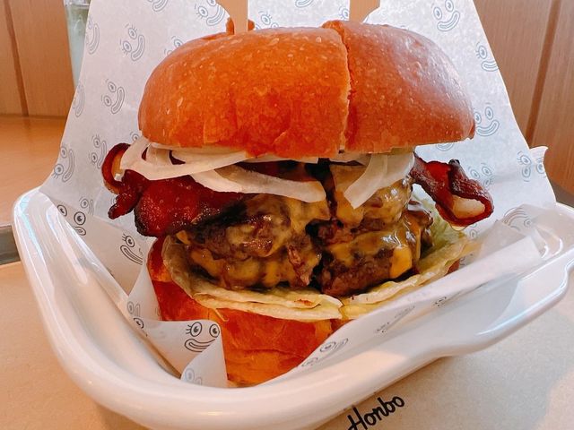超好食漢堡包🍔配日落🌄加海景❤️