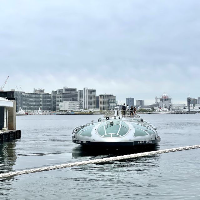 近未来感あるクルーズ船　ホタルナ
