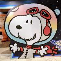 帶我去月球👩🏻‍🚀🚀💯🧡太空漫步到「史努比宇宙探險展」