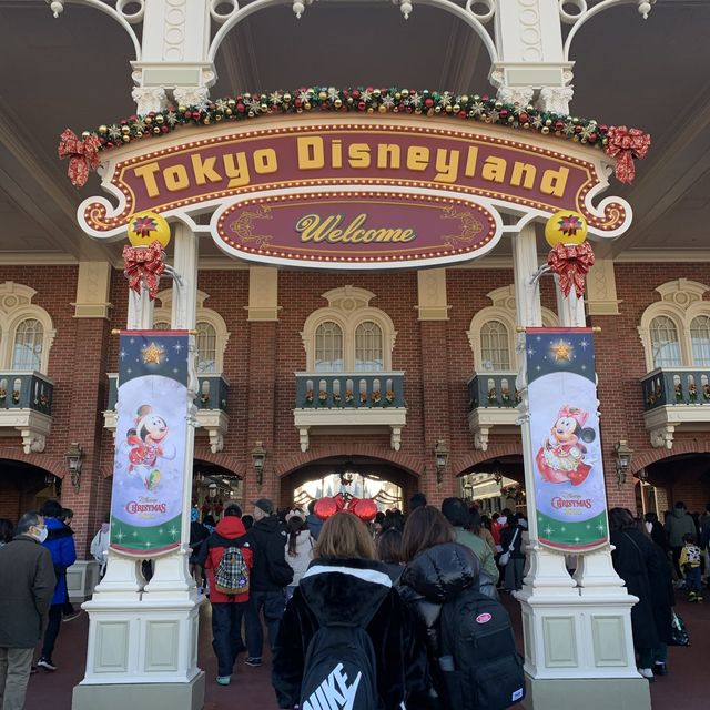 クリスマスの東京ディズニーランド