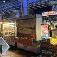 "제주동문시장 8번게이트" 다양한 야식 음식들 