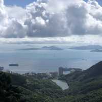  skyline and waterfront view of HK