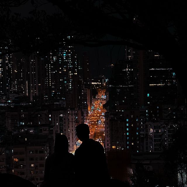 嘉頓山夜景🌃真係幾靚😊✨