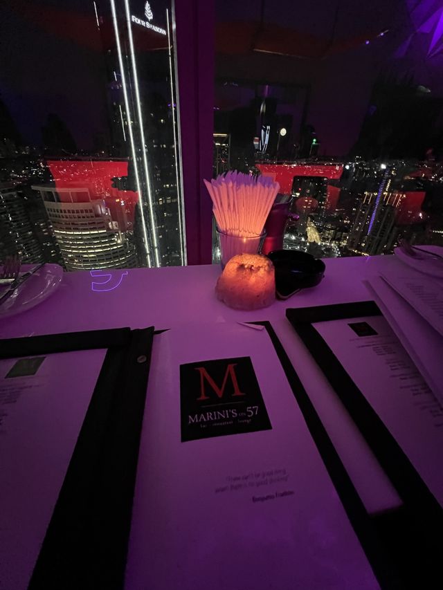 Bar with awesome KLCC view