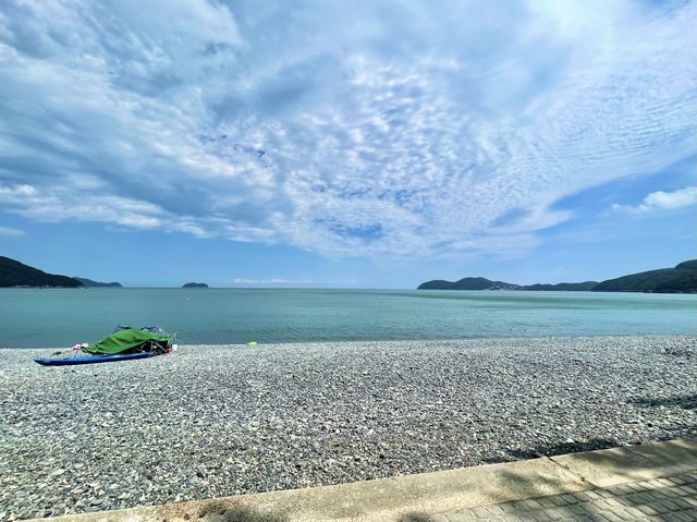 이국적인 흑진주 몽돌 해수욕장에서 바캉스 즐기기💙