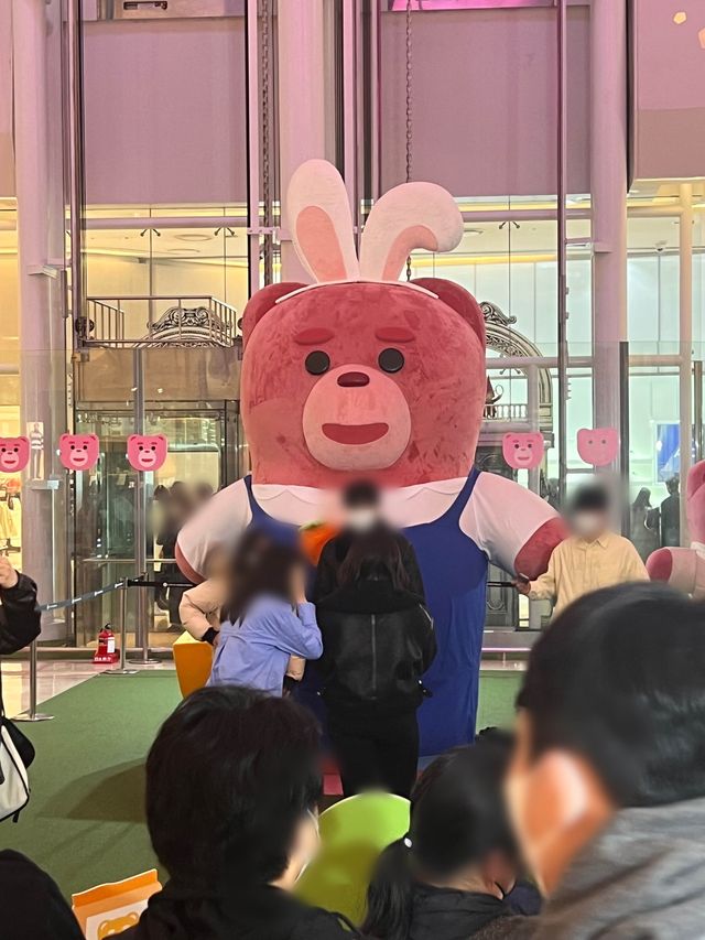 韓国/ソウル【蚕室】ロッテモール内💖巨大ベリーグマに会える♪専門店