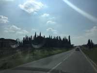jogging around Cortona 