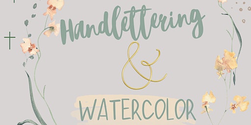 **IT'S HERE** HAND LETTERING AND WATERCOLOR 2024 w/Andrea | Create in Us Art Studio