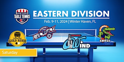 Major League Table Tennis | Winter Haven, Florida | Feb. 10, 2024 | Advent Health Fieldhouse