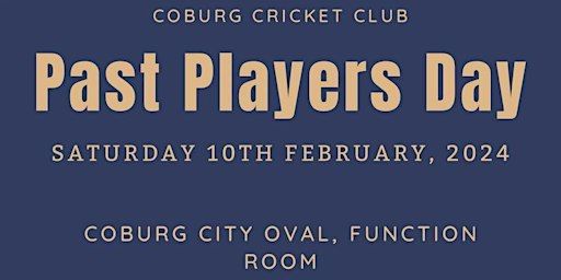 Past Players Day | Coburg Cricket Club