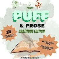 Puff & Prose- Gratitude Edition | 1041 W Baltimore St, Baltimore, MD 21223, USA