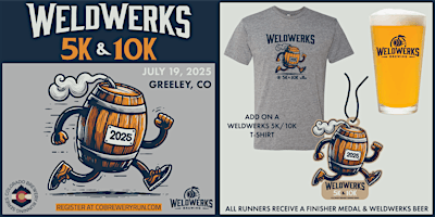 WeldWerks Brewing 5k & 10k | Greeley | 2025 CO Brewery Running Series | WeldWerks Brewing Co.