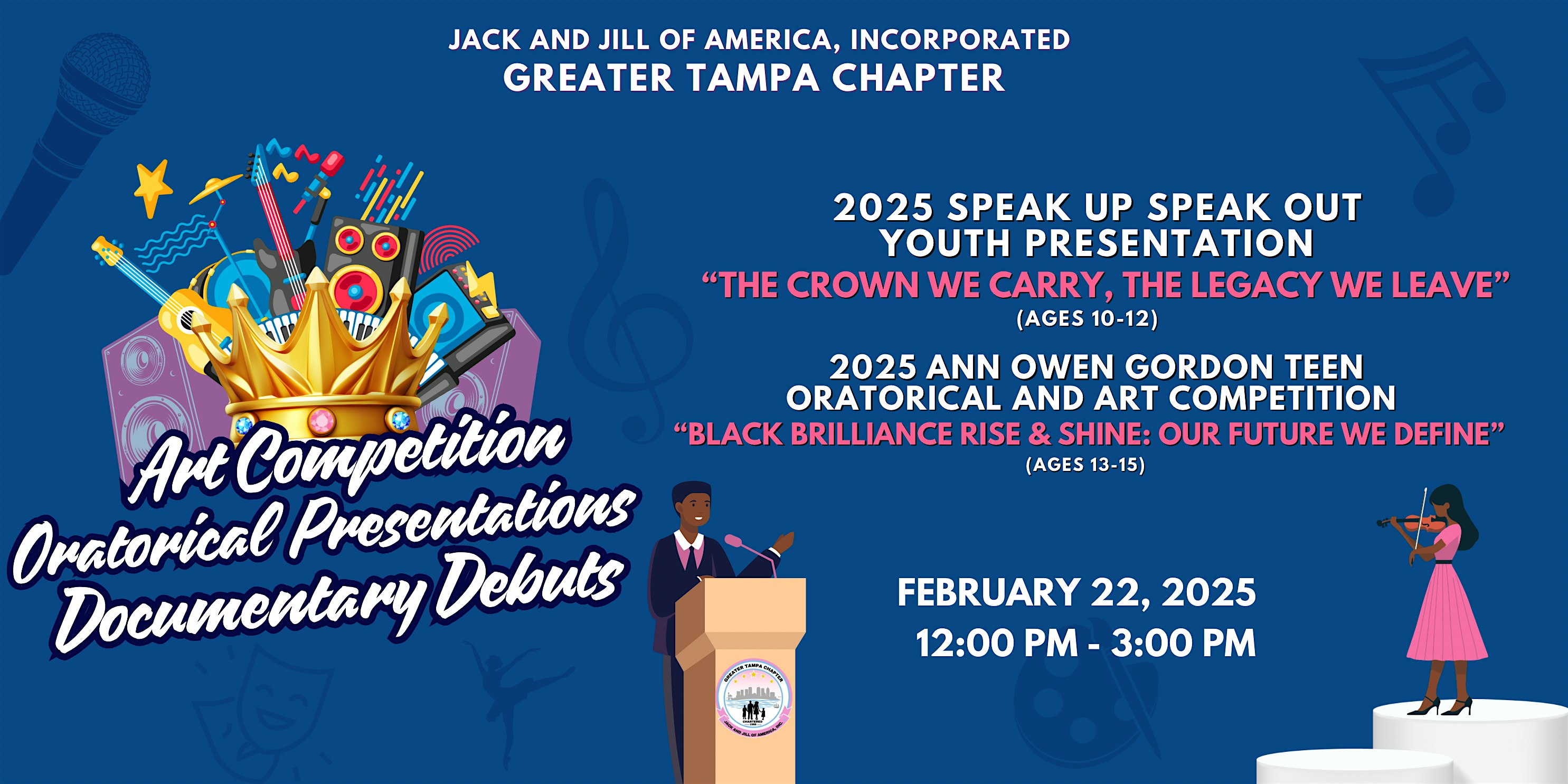 2025 Ann Owen Gordon Teen Oratorical, Art Competition, and Talent Showcase | Tampa Catholic High School