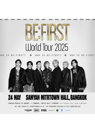 BE:FIRST曼谷演唱會2025 | Samyan Mitrtown Hall