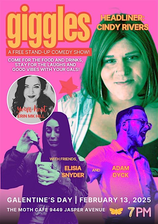 GIGGLES - FREE COMEDY SHOW ON GALENTINE'S DAY | The Moth Cafe