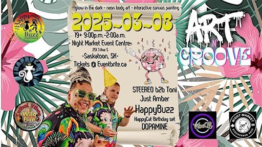 Art N' Groove ~ with HappyBuzz | Night Market Event Centre