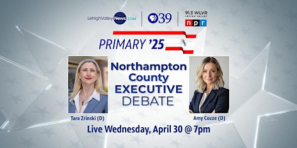 Northampton County Executive Debate | Univest Public Media Center, Sesame Street, Bethlehem, PA, USA