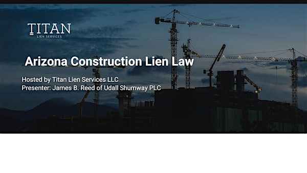 Arizona Construction Lien Law | Scottsdale Public Library - Mustang Library