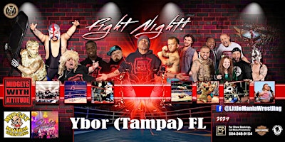 Midget Mayhem Wrestling with Attitude Goes Wild! Ybor City (Tampa) FL 18+ | Showbar Ybor