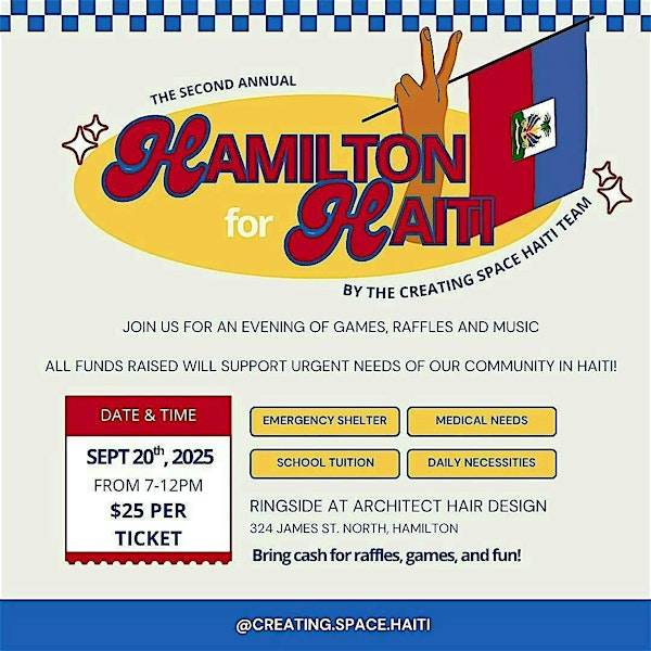Second Annual Hamilton for Haiti Fundraiser | Architect Hair Design