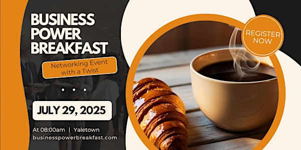 Business Power Breakfast | Chez nous Bakery & Coffee