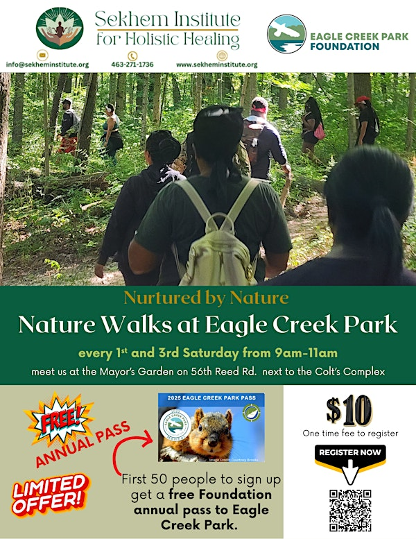 Nurtured by Nature Hikes at Eagle Creek Park | Eagle Creek Park