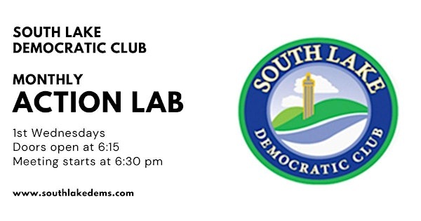 South Lake Democratic Club Monthly Action Lab | 466 W Minneola Ave