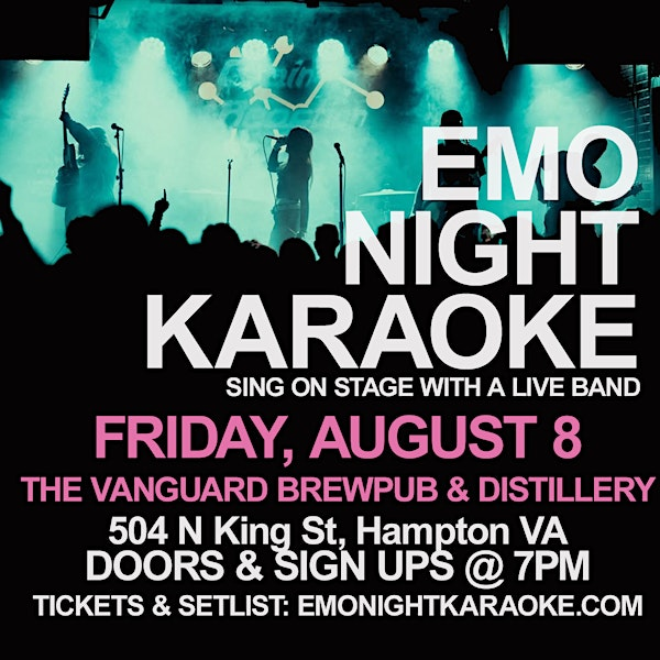 Emo Night Karaoke  @ Vanguard in Hampton, VA | The Vanguard Brewpub & Distillery