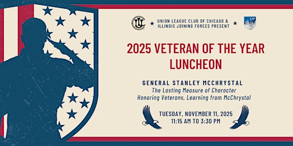 2025 Veteran of the Year Luncheon | Union League Club of Chicago