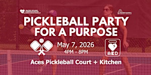 REALTOR®  with Heart PICKLEBALL PARTY for  A PURPOSE | Aces Pickleball Bar + Grill