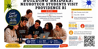 Building Bridges: Israeli Neurotech Students Visit Providence 2026 | Social Enterprise Greenhouse Hub