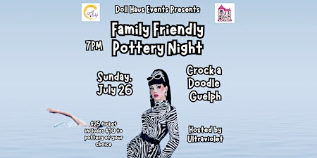 SUMMER DRAG POTTERY AND PAINT NIGHT LIVE IN GUELPH! | Crock A Doodle Guelph-South