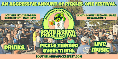 South Florida Pickle Festival 2026 | Burt Aaronson South County Regional Park