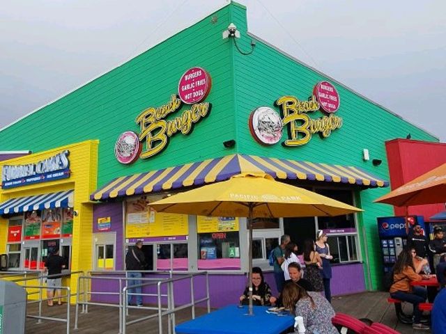 Beach Burger at Santa Monica Pier