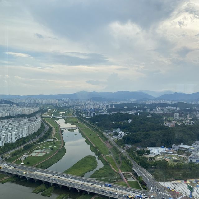 대전 신세계백화점 38층 스타벅스 야경