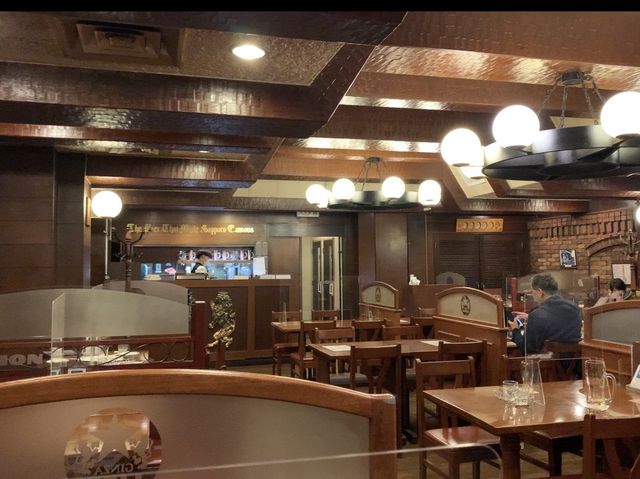札幌　銀座ライオン狸小路２丁目店　絶品パエリアとガーリックポテト大満喫❗️