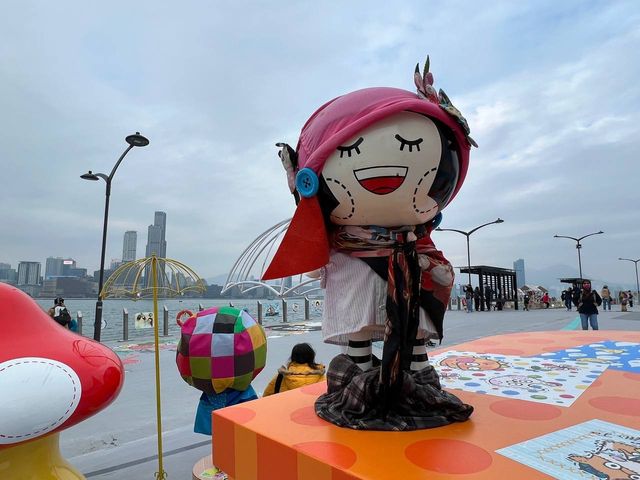 灣仔海濱公園 藝術結合美麗海景 灣仔海濱公園 藝術結合美麗海景