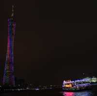 Canton Tower Colourful Night Cruise 