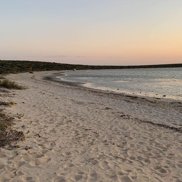 Lovely sunset at Little Lagoon at Denham!