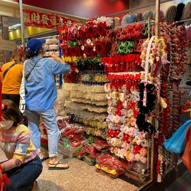 三聘市場 曼谷唐人街歷史悠久市集 紀念品紡織品集散地
