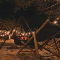 森林與篝火的夜晚 花蓮鹽寮秘境餐廳-賣火柴的餐桌