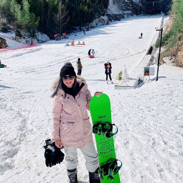 Ski/Snowboarding in Tonglu!❄🎿🏂